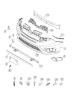 Diagram Front Bumper, Fascia. for your Chrysler 300 M