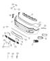 Diagram Fascia, Front for your 2021 Jeep RENEGADE Limited 1.3L Turbo I4