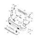 Diagram Fascia, Rear. for your 2021 Jeep RENEGADE Limited 1.3L Turbo I4