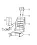 Diagram Front Seat - Bucket - Trim Code [VL]. for your Chrysler 300 M