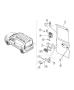 Diagram Rear Cargo Door, Hinges and Door Check. for your 2000 Chrysler 300 M