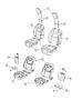 Diagram Front Seat - Bucket - Trim Code [BL]. for your 2000 Chrysler 300 M