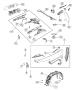 Diagram Front Fenders and Shields. for your 2004 Chrysler 300 M