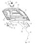 Diagram Hood and Related Parts. for your 2003 Chrysler 300 M