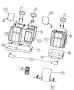 Diagram Crew Cab - Split Seat. for your Chrysler 300 M