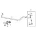 Diagram Stabilizer Bar, Front, DJ 7, [Front Stabilizer Bar]. for your 2004 Chrysler 300 M