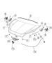 Diagram Hood and Related Parts. for your Chrysler 300 M