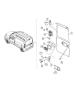 Diagram Door, Dual Cargo Shell And Hinges. for your 2000 Chrysler 300 M