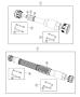 Diagram Shaft, Drive, 1 Piece. for your 2003 Chrysler 300 M