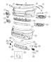 Diagram Fascia, Front. for your 2022 Jeep Wrangler