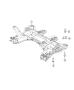 Diagram Cradle. for your 2002 Chrysler 300 M