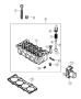 Image of HEAD. Cylinder. With Valves. [9-Spd 948TE FWD/AWD. image for your 2003 Chrysler 300 M  