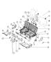 Diagram Second Row - Adjusters, Recliners and Shields - Split Seat. for your Chrysler 300 M