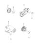 Diagram Pulleys and Related Parts. for your 2007 Dodge Grand Caravan