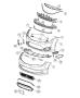 Diagram Fascia, Front. for your 1991 Jeep Wrangler