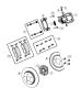 Diagram Brakes, Rear Disc. for your 2004 Chrysler 300 M