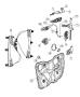 Diagram Front Door, Hardware Components. for your 1999 Chrysler 300 M