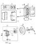 Diagram Brakes, Rear, Disc. for your Chrysler 300 M