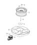 Diagram Spare Wheel Stowage. for your 2019 Dodge Challenger SXT