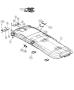 Diagram Headliners and Visors. for your 2000 Chrysler 300 M