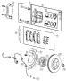 Diagram Brakes, Front. for your 2002 Chrysler 300 M