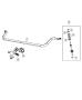 Diagram Stabilizer Bar, Front, DJ 2. for your 2004 Chrysler 300 M