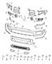 Diagram Fascia, Front, Rebel. for your 2004 Chrysler 300 M