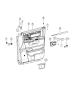 Diagram Front Door Trim Panels. for your RAM 1500