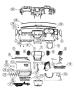 Diagram Instrument Panel - RHD. for your 2000 Chrysler 300 M