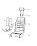 Diagram Front Seat - Bucket - Trim Code [AL]. for your Chrysler 300 M