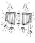 Diagram Targa Top Panels and Hardware. for your 2017 Jeep Wrangler