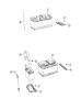 Battery, Tray And Support. Diagram