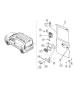 Diagram Rear Cargo Door, Hinges and Door Check. for your 2000 Chrysler 300 M