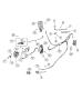 Sliding Door Latch, Hinges And Handles. Diagram