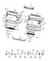 Diagram Fascia, Front. for your Jeep Compass