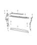 Diagram Radiator Shields And Seals. for your 2000 Chrysler 300 M