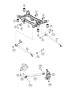 Diagram Crossmember, Links. for your 2003 Chrysler 300 M