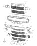 Diagram Grille. for your 1999 Chrysler 300 M