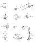 Diagram Sensors, Body. for your 2018 Jeep Compass LATITUDE