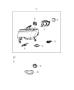 Diagram Lamps, Front. for your 2004 Chrysler 300 M