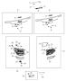 Diagram Lamps, Rear. for your Jeep Grand Cherokee