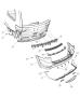 Diagram Fascia, Rear - SRTandTrackhawk. for your 2006 Jeep Wrangler