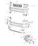 Diagram Bumper Front. for your 2004 Chrysler 300 M