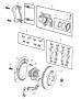 Diagram Brakes, Front. for your 1999 Chrysler 300 M