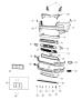 Diagram Fascia, Front. for your 2018 Jeep Cherokee Limited