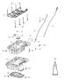 Diagram Engine Oil Pan, Engine Oil Level Indicator And Related Parts 3.2L. for your 1999 Chrysler 300 M