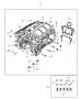 Diagram Cylinder Block And Hardware 3.6L. for your Dodge Journey