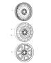 Diagram Spare Wheel Stowage. for your 2019 Dodge Challenger SXT 3.6L V6 A/T AWD