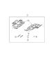 Diagram Plate Kit, Skid. for your 2017 Jeep Cherokee LATITUDE 3.2L V6 A/T 4X4