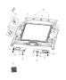 Diagram Headliners and Visors, With Sunroof. for your 2001 Chrysler 300 M